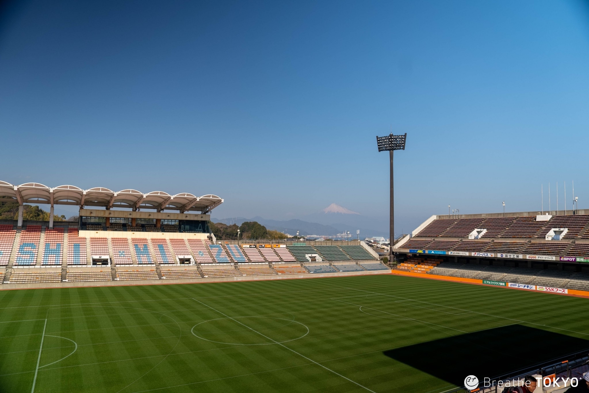 IAI日本平球場可以看見富士山