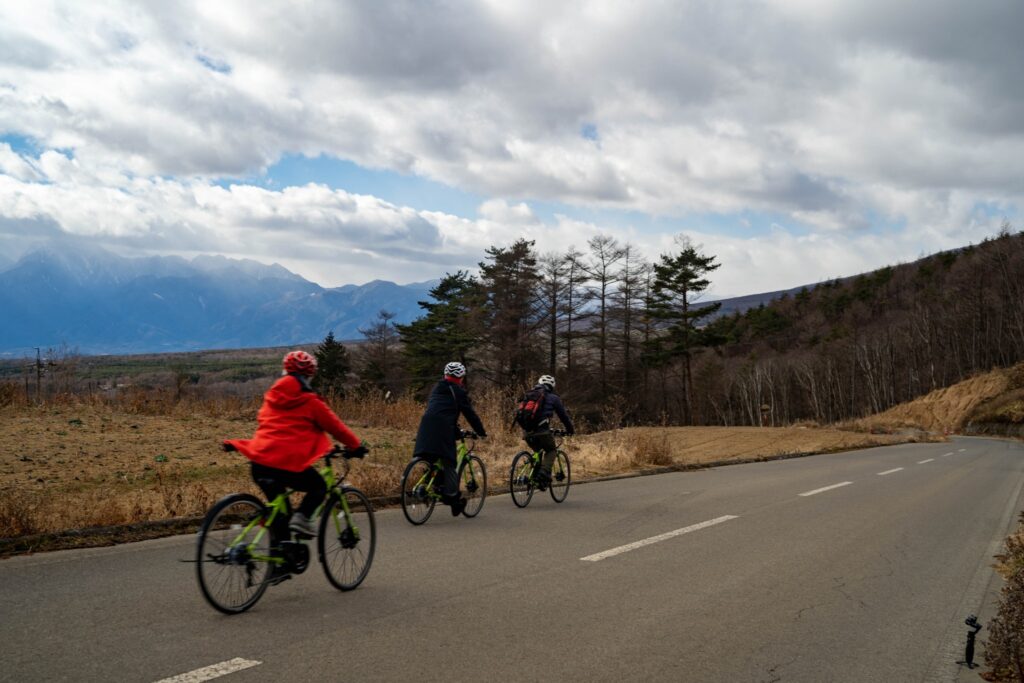 山梨 八岳 電動腳踏車 戶外 探險