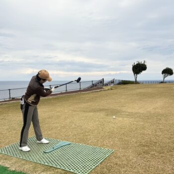 鳥取秘境：去湯梨濱町慢遊 來場地面高爾夫球體驗